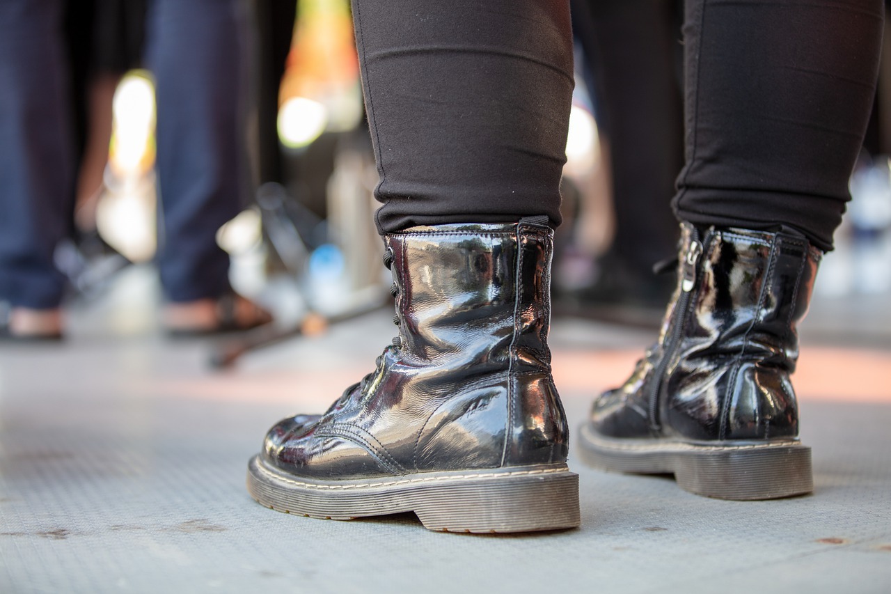 bottine style chaussette