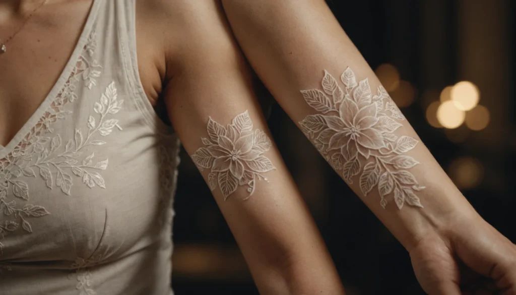 blanc tatouage