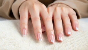ongles striés