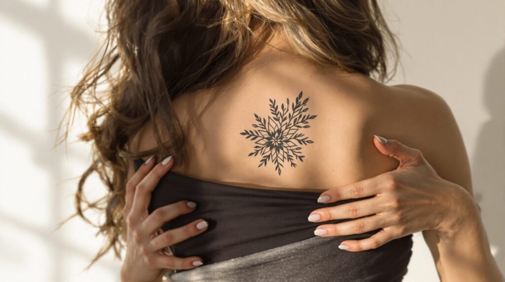 tatouage dos femme