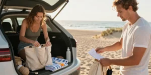 Voyager léger bord de mer