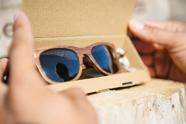 lunettes monture en bois